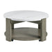 Rosamel Round Coffee Table in Ash Brown - In Home Furniture (San Antonio, TX)