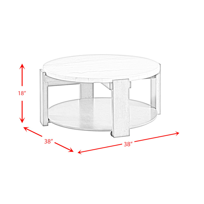 Rosamel 2PC Occasional Table Set-Coffee Table & End Table - In Home Furniture (San Antonio, TX)