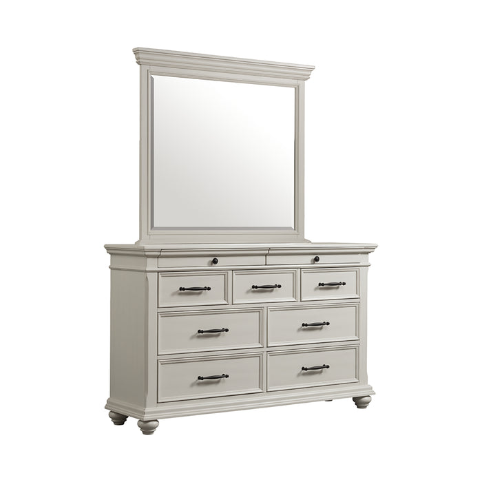 Slater 9-Drawer Dresser with Mirror - In Home Furniture (San Antonio, TX)