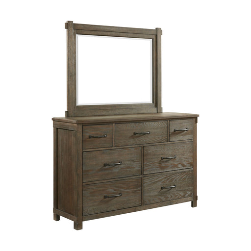 Scott 7-Drawer Dresser with Mirror Set - In Home Furniture (San Antonio, TX)