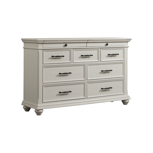 Slater Dresser in Antique White - In Home Furniture (San Antonio, TX)
