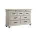 Slater Dresser in Antique White - In Home Furniture (San Antonio, TX)