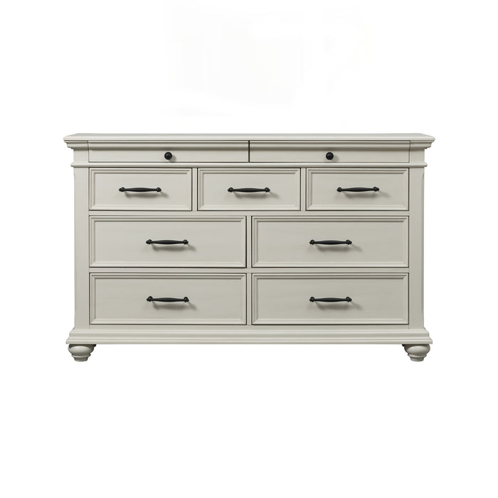 Slater Dresser in Antique White - In Home Furniture (San Antonio, TX)