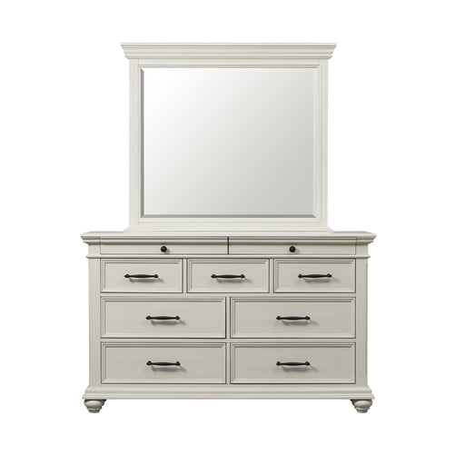 Slater 9-Drawer Dresser with Mirror - In Home Furniture (San Antonio, TX)