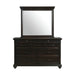 Slater Dresser & Mirror Set Black - In Home Furniture (San Antonio, TX)