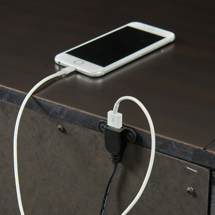 Slater Platform Storage Bedroom Set Black - In Home Furniture (San Antonio, TX)