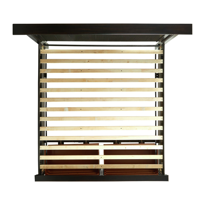 Slater Platform Storage Bedroom Set Black - In Home Furniture (San Antonio, TX)