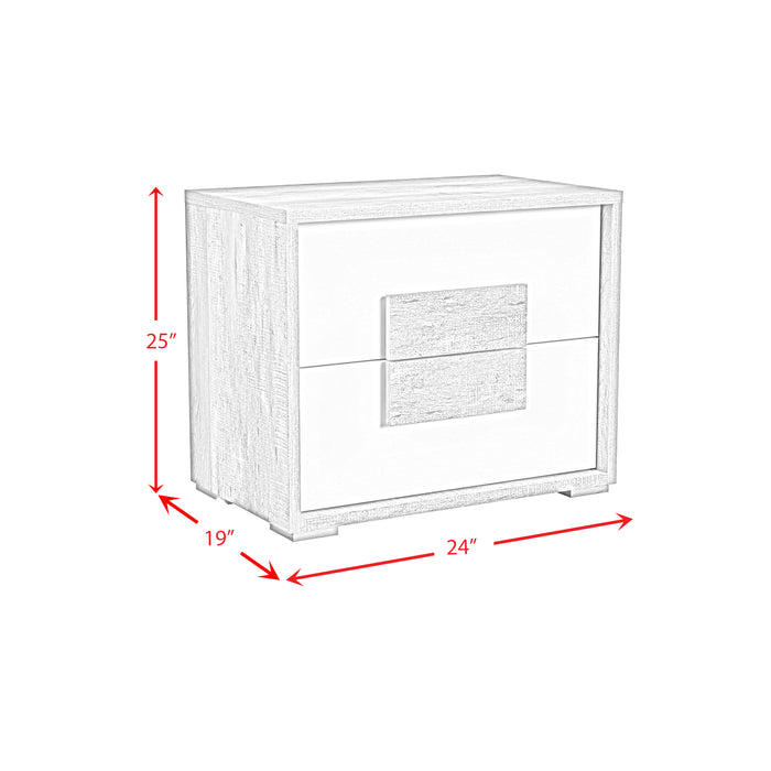 San Matteo Bedroom Set with LED - In Home Furniture (San Antonio, TX)