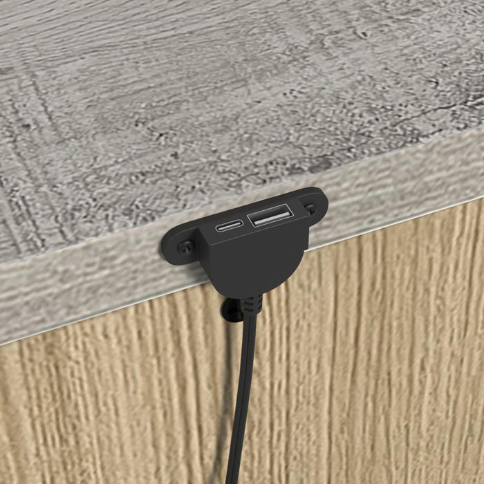 San Matteo Bedroom Set with LED - In Home Furniture (San Antonio, TX)