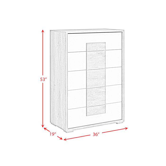 San Matteo Bedroom Set with LED - In Home Furniture (San Antonio, TX)