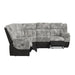Santorini LHF Power Motion Recliner in Dillon/Shire Grey - In Home Furniture (San Antonio, TX)