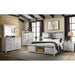 Scott Storage Bed White Finish - In Home Furniture (San Antonio, TX)