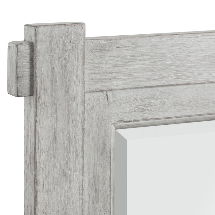 Scott Dresser & Mirror Set White Finish - In Home Furniture (San Antonio, TX)