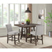 Seneca Counter Height Dining Set in Brown-Table and Four Chairs - In Home Furniture (San Antonio, TX)