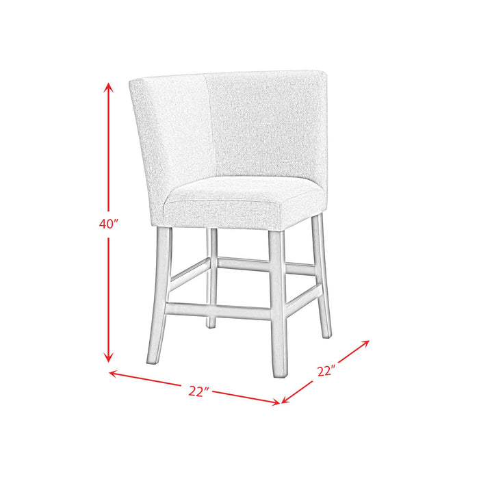 Seneca Counter Height Dining Set in Brown-Table and Four Chairs - In Home Furniture (San Antonio, TX)