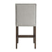 Seneca Counter Side Chair with Grey Fabric in Brown (2 Per Carton) - In Home Furniture (San Antonio, TX)