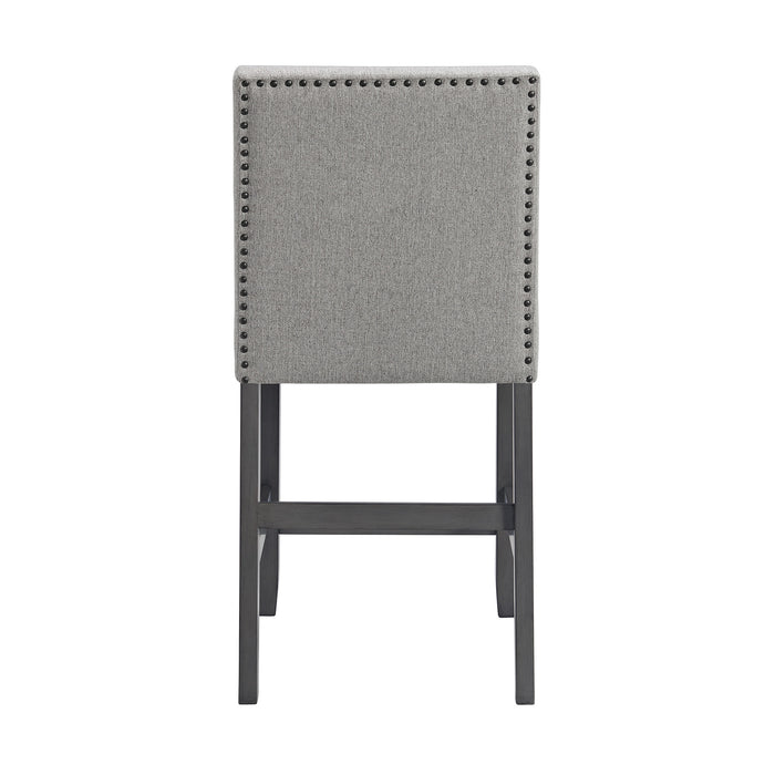 Seneca Counter Side Chair with Grey Fabric in Grey (2 Per Carton) - In Home Furniture (San Antonio, TX)