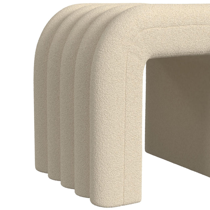 Seqouia Bench With 2 Stools in Ching Cream