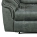 Sorrento Motion Sofa with Dropdown in FB367 Charcoal - In Home Furniture (San Antonio, TX)
