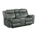 Sorrento 3PC Living Room Set in FB367 Charcoal-Sofa, Loveseat & Recliner - In Home Furniture (San Antonio, TX)