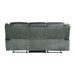 Sorrento Motion Sofa with Dropdown in FB367 Charcoal - In Home Furniture (San Antonio, TX)