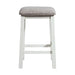 Stone Occasional Bar Table Single Pack in White (Table + Three Stools) - In Home Furniture (San Antonio, TX)