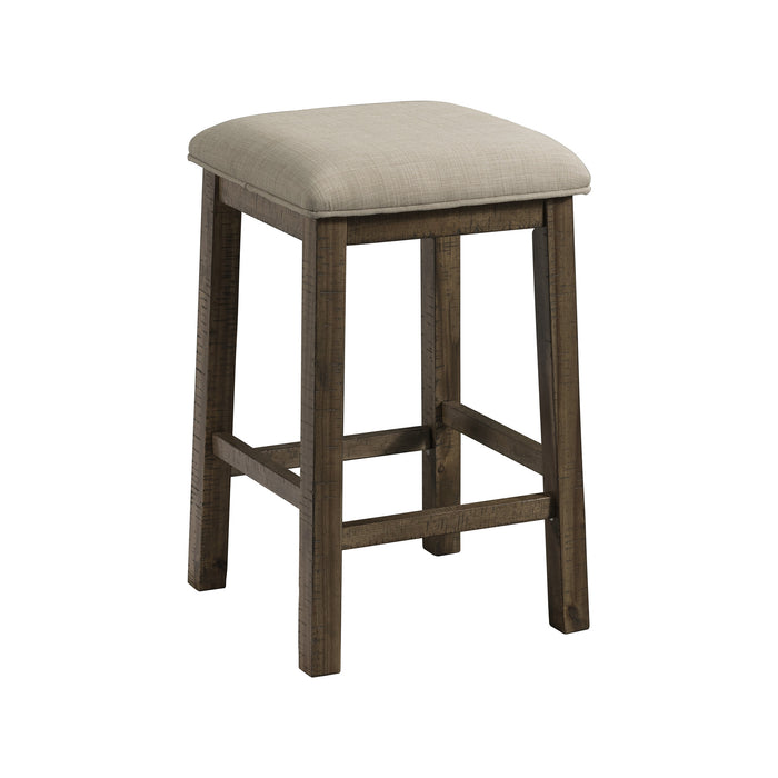 Stone Occasional Bar Table Single Pack Gray Finish (Table + Three Stools) - In Home Furniture (San Antonio, TX)