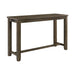 Stone Occasional Bar Table Single Pack Gray Finish (Table + Three Stools) - In Home Furniture (San Antonio, TX)