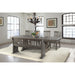Stone Dining 6PC Set- Table, 4 Side Chairs, & Pew Bench - In Home Furniture (San Antonio, TX)
