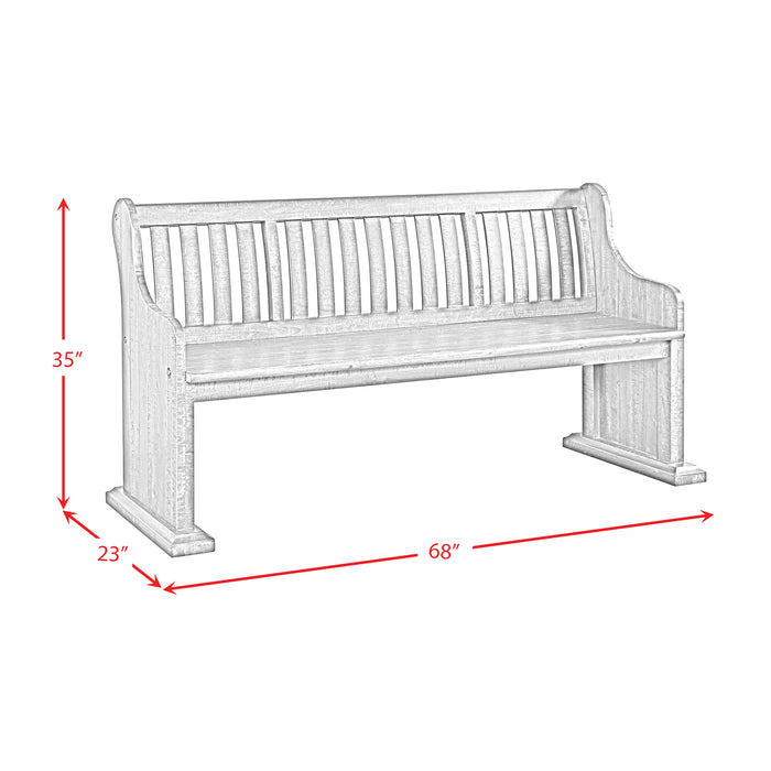 Stone Pew Bench - In Home Furniture (San Antonio, TX)