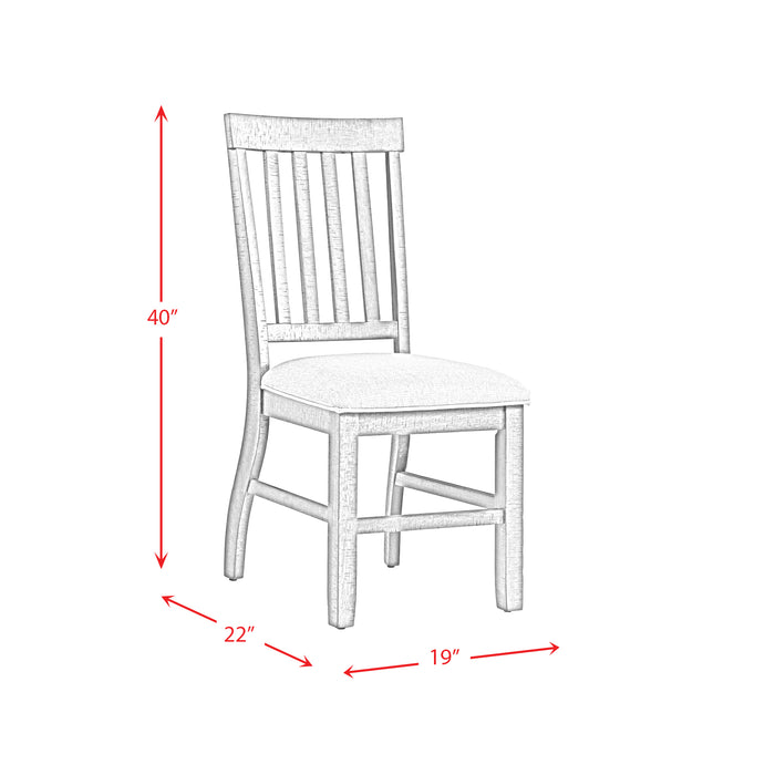 Stone Side Chair (2 Per Pack) - In Home Furniture (San Antonio, TX)