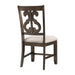Stone Wooden Swirl Back Side Chair (2 Per Pack) - In Home Furniture (San Antonio, TX)