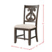 Stone Wooden Swirl Back Side Chair (2 Per Pack) - In Home Furniture (San Antonio, TX)