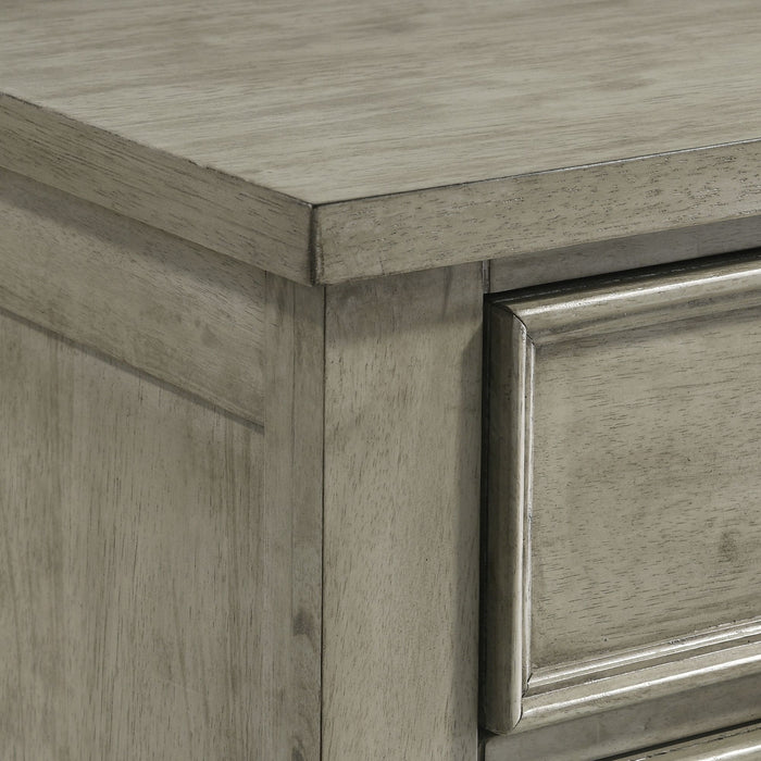 Sullivan Dresser & Mirror Set in Drift Grey