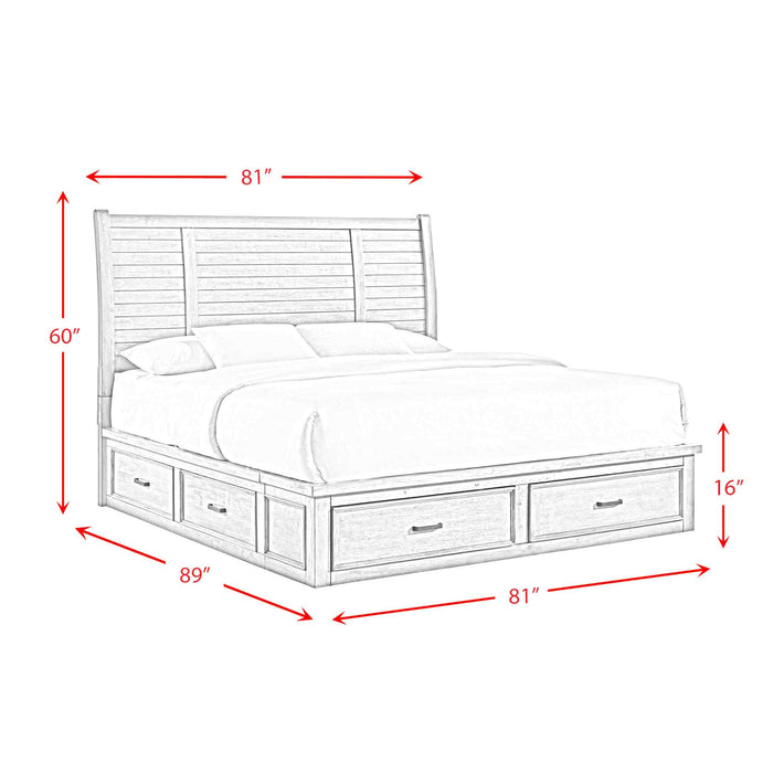 Sullivan Storage Bedroom Set - In Home Furniture (San Antonio, TX)