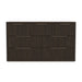 Sylvie 7-Drawer Dresser in Dark Brown - In Home Furniture (San Antonio, TX)