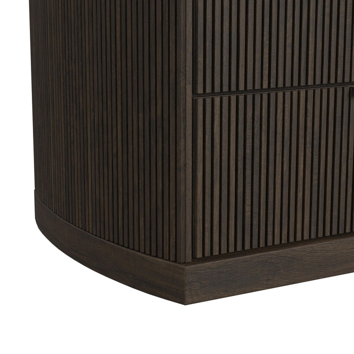 Sylvie 5-Drawer Chest in Dark Brown - In Home Furniture (San Antonio, TX)