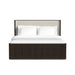 Sylvie UPH Bed with White Fabric - In Home Furniture (San Antonio, TX)