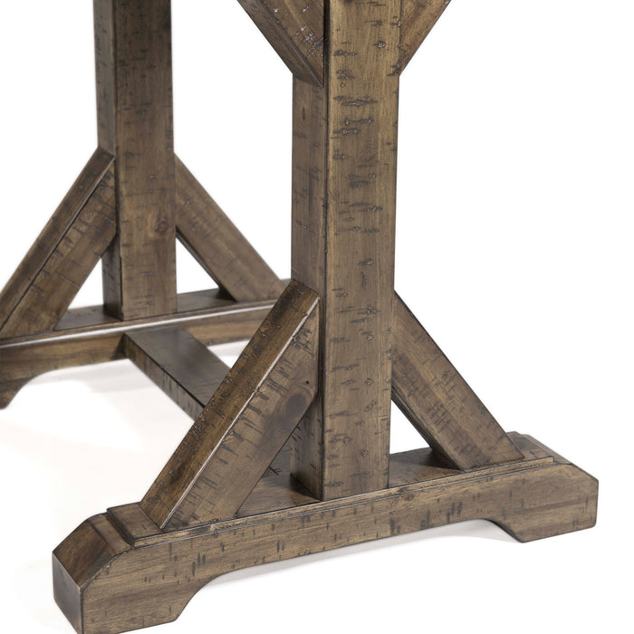Finn Trestle Base End Table - In Home Furniture (San Antonio, TX)