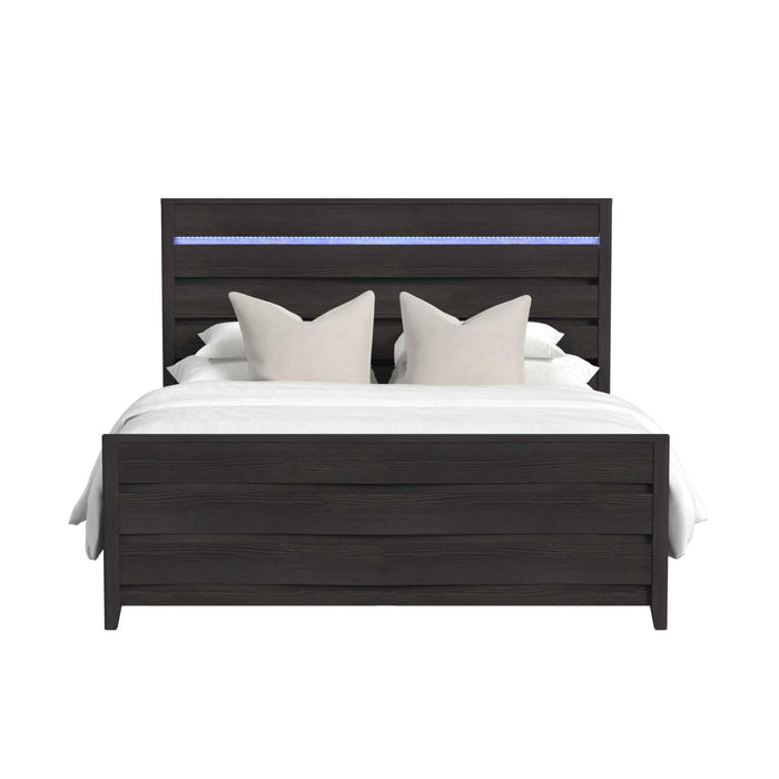 Tobias Bed with LED - In Home Furniture (San Antonio, TX)