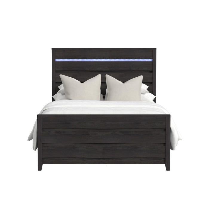 Tobias Bed with LED - In Home Furniture (San Antonio, TX)