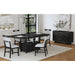 Transcend Counter Height Dining Set in Charcoal-Table and Four Chairs - In Home Furniture (San Antonio, TX)