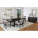Transcend Dining Table with 22" Leaf in Charcoal - In Home Furniture (San Antonio, TX)
