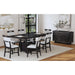 Transcend Counter Height Dining Set in Charcoal-Table and Four Chairs - In Home Furniture (San Antonio, TX)