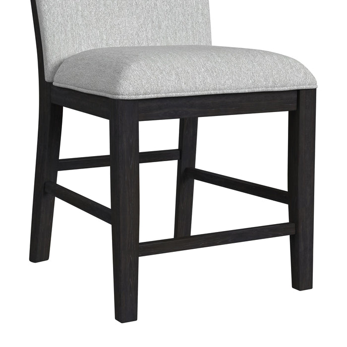 Transcend Counter Height Dining Set in Charcoal-Table and Four Chairs - In Home Furniture (San Antonio, TX)