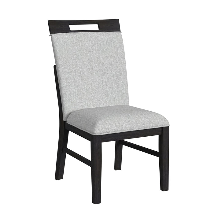 Transcend Standard Height Dining Set in Charcoal-Table and Four Chairs - In Home Furniture (San Antonio, TX)