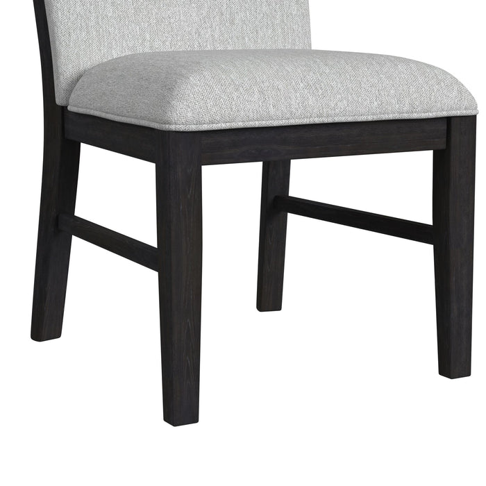 Transcend Standard Height Dining Set in Charcoal-Table and Four Chairs - In Home Furniture (San Antonio, TX)