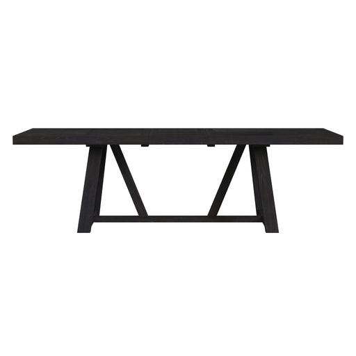 Transcend Dining Table with 22" Leaf in Charcoal - In Home Furniture (San Antonio, TX)
