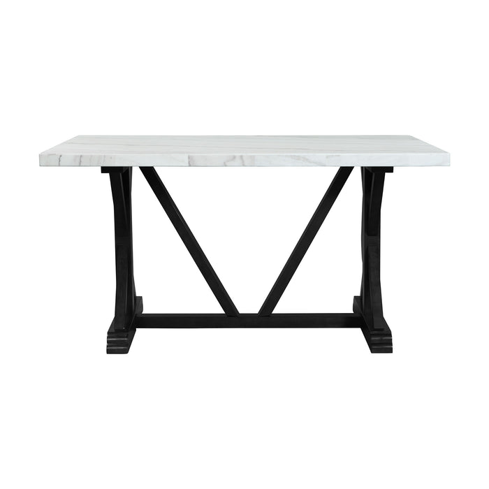 Tuscany 70" Marble Counter Height Dining Table - In Home Furniture (San Antonio, TX)