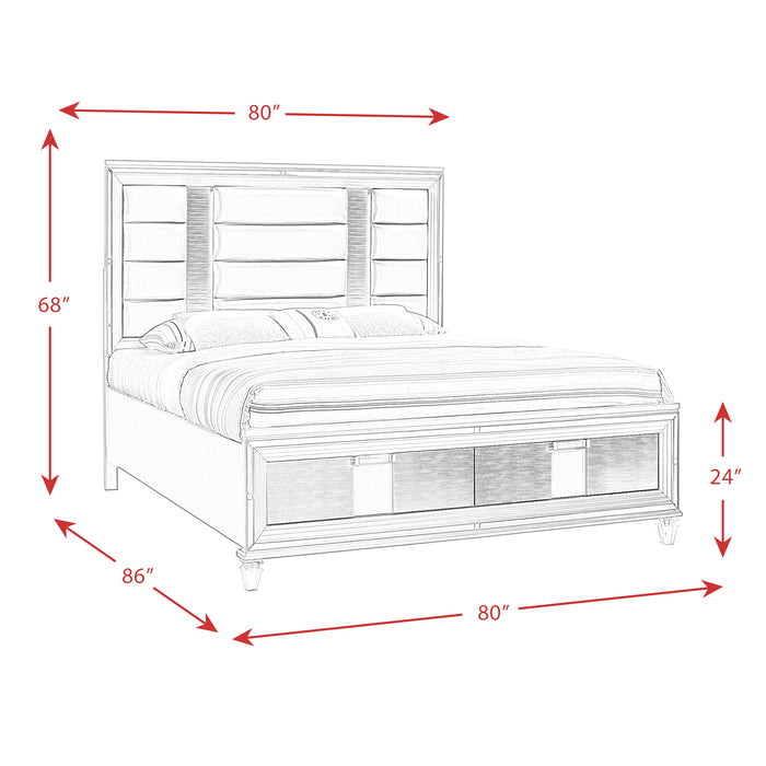 Twenty Nine 2-Drawer Storage Bed - In Home Furniture (San Antonio, TX)